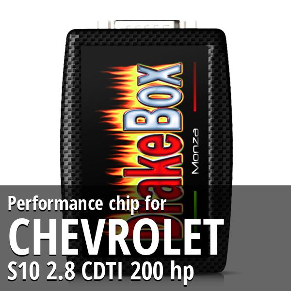 Performance chip Chevrolet S10 2.8 CDTI 200 hp