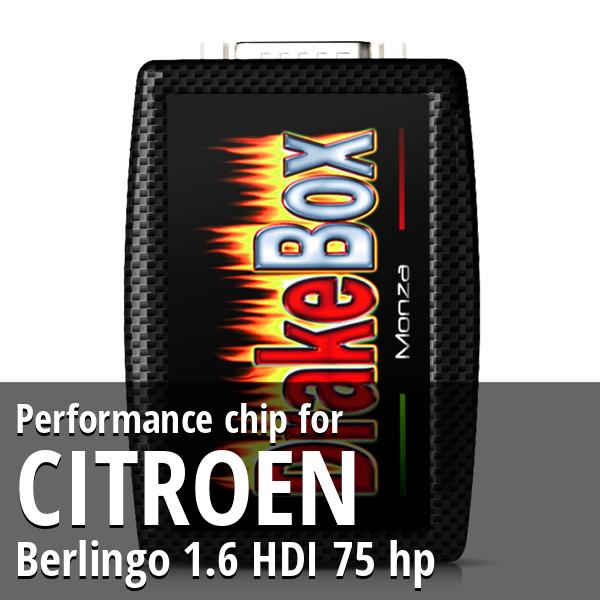 Performance chip Citroen Berlingo 1.6 HDI 75 hp