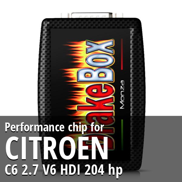 Performance chip Citroen C6 2.7 V6 HDI 204 hp