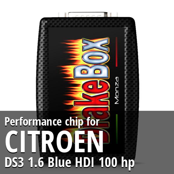 Performance chip Citroen DS3 1.6 Blue HDI 100 hp