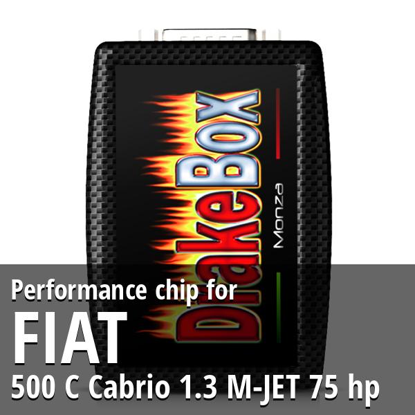 Performance chip Fiat 500 C Cabrio 1.3 M-JET 75 hp