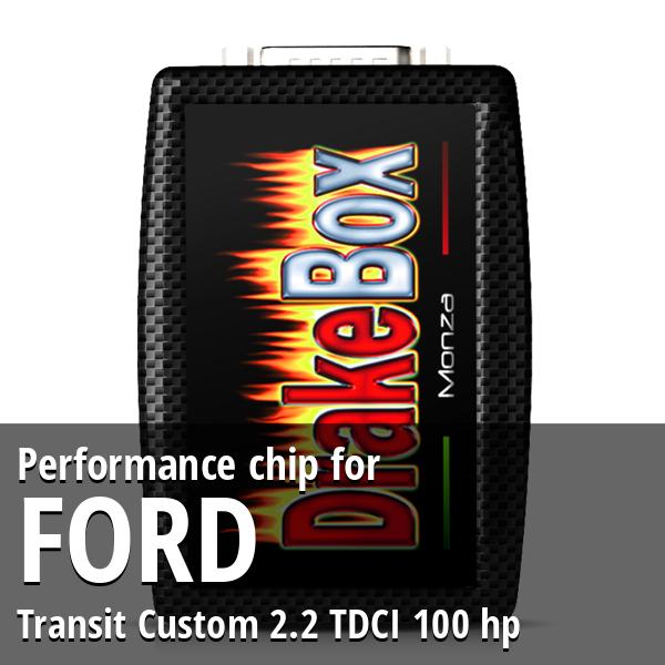 Performance chip Ford Transit Custom 2.2 TDCI 100 hp