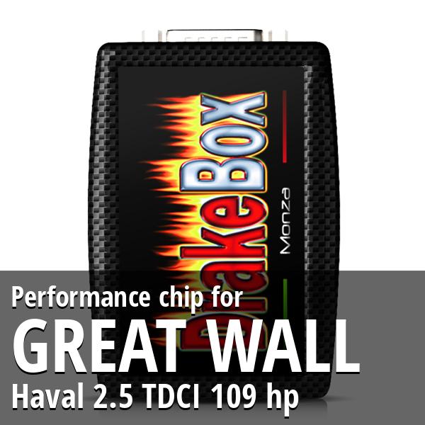 Performance chip Great Wall Haval 2.5 TDCI 109 hp