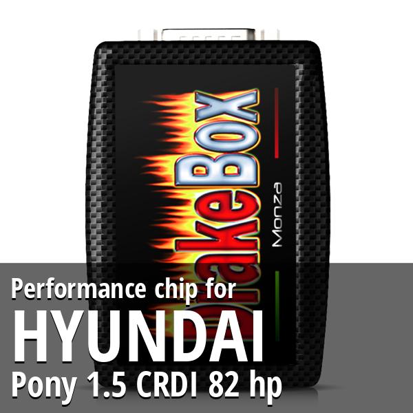 Performance chip Hyundai Pony 1.5 CRDI 82 hp