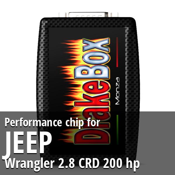 Performance chip Jeep Wrangler 2.8 CRD 200 hp