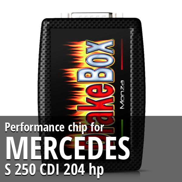 Performance chip Mercedes S 250 CDI 204 hp