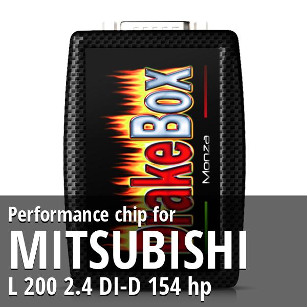 Performance chip Mitsubishi L 200 2.4 DI-D 154 hp