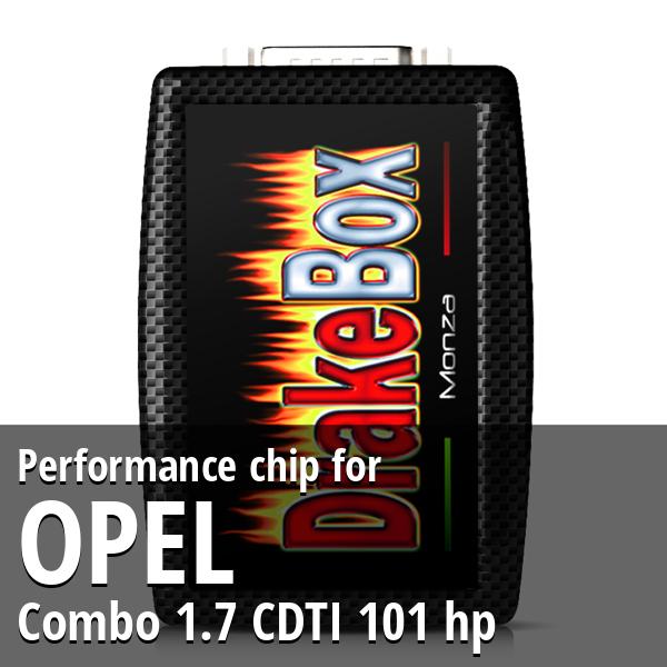 Performance chip Opel Combo 1.7 CDTI 101 hp