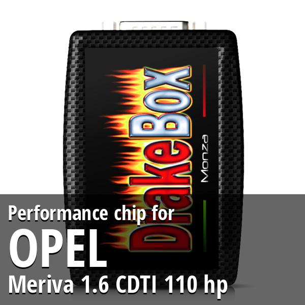 Performance chip Opel Meriva 1.6 CDTI 110 hp