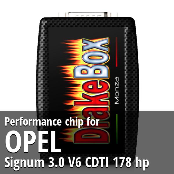 Performance chip Opel Signum 3.0 V6 CDTI 178 hp