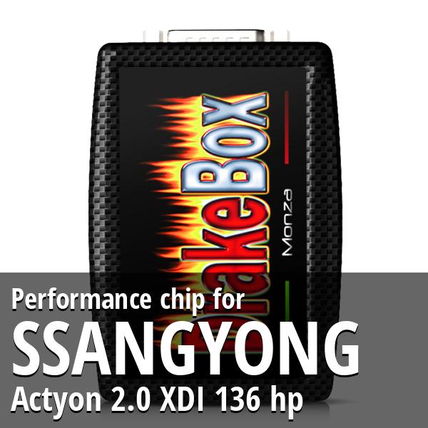 Performance chip Ssangyong Actyon 2.0 XDI 136 hp