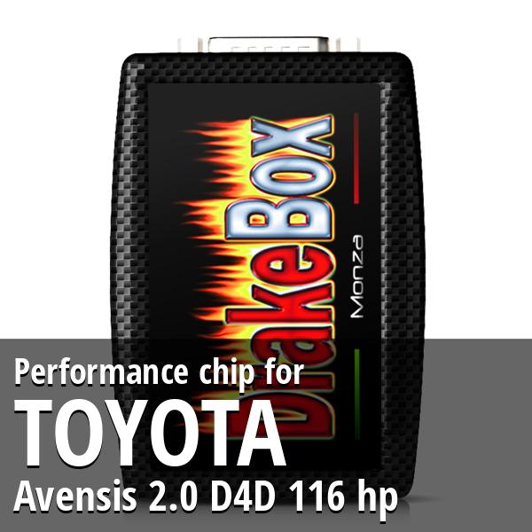 Performance chip Toyota Avensis 2.0 D4D 116 hp
