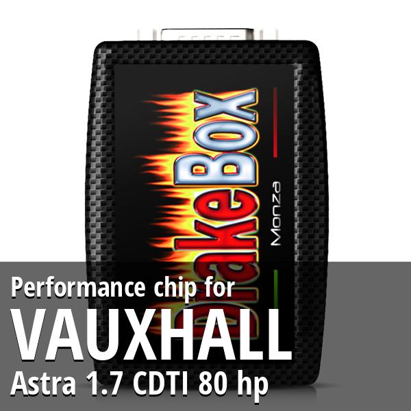 Performance chip Vauxhall Astra 1.7 CDTI 80 hp