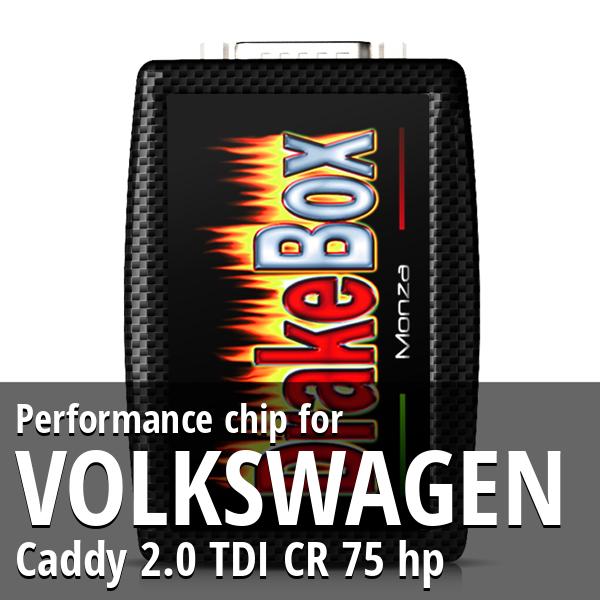 Performance chip Volkswagen Caddy 2.0 TDI CR 75 hp