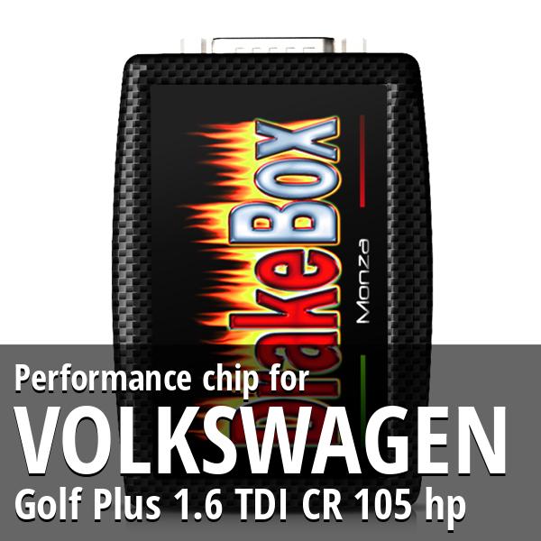 Performance chip Volkswagen Golf Plus 1.6 TDI CR 105 hp