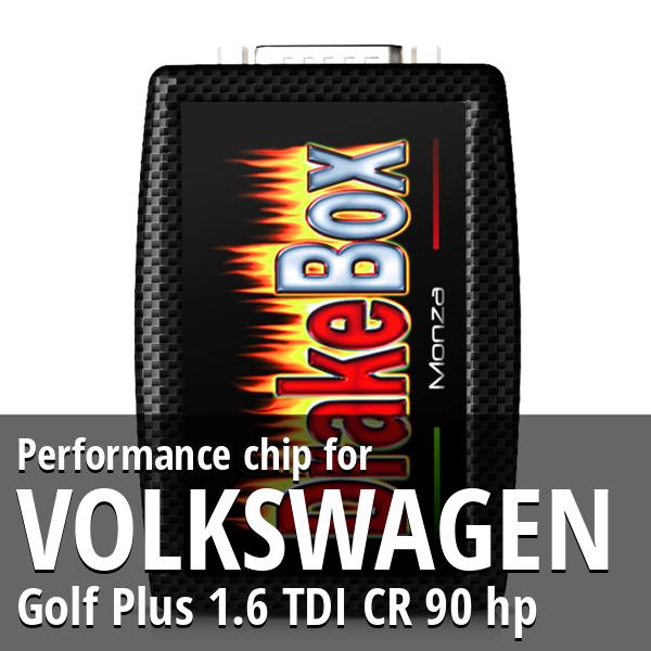 Performance chip Volkswagen Golf Plus 1.6 TDI CR 90 hp