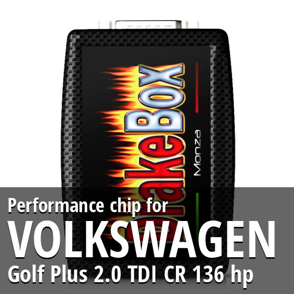 Performance chip Volkswagen Golf Plus 2.0 TDI CR 136 hp