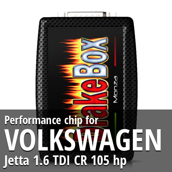 Performance chip Volkswagen Jetta 1.6 TDI CR 105 hp