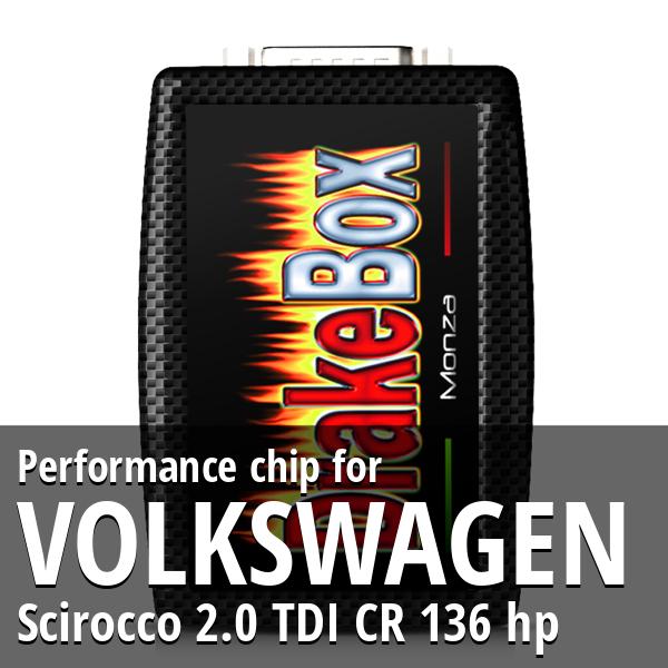 Performance chip Volkswagen Scirocco 2.0 TDI CR 136 hp