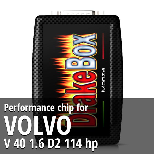 Performance chip Volvo V 40 1.6 D2 114 hp
